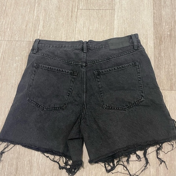 PACSUN Women's Black Denim Shorts - Picture 9 of 9